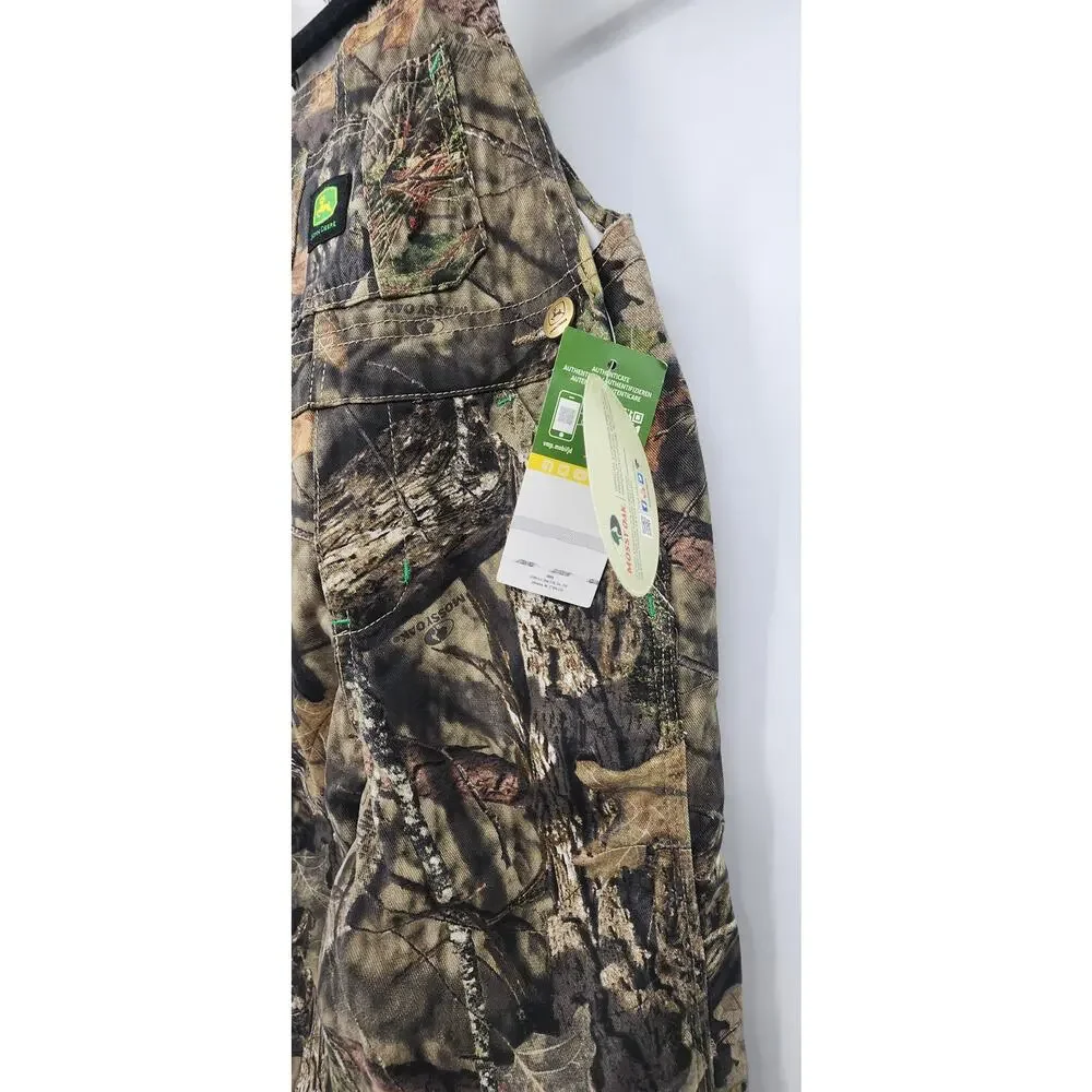 New NWT John‎ Deere Mossy Oak Toddler Camo Overalls Bibs Size 2T